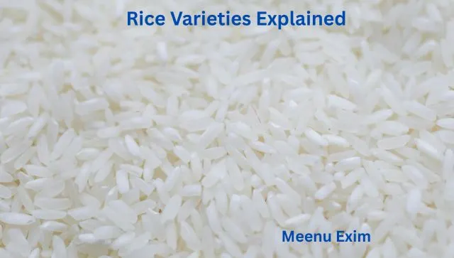 Rice varieties